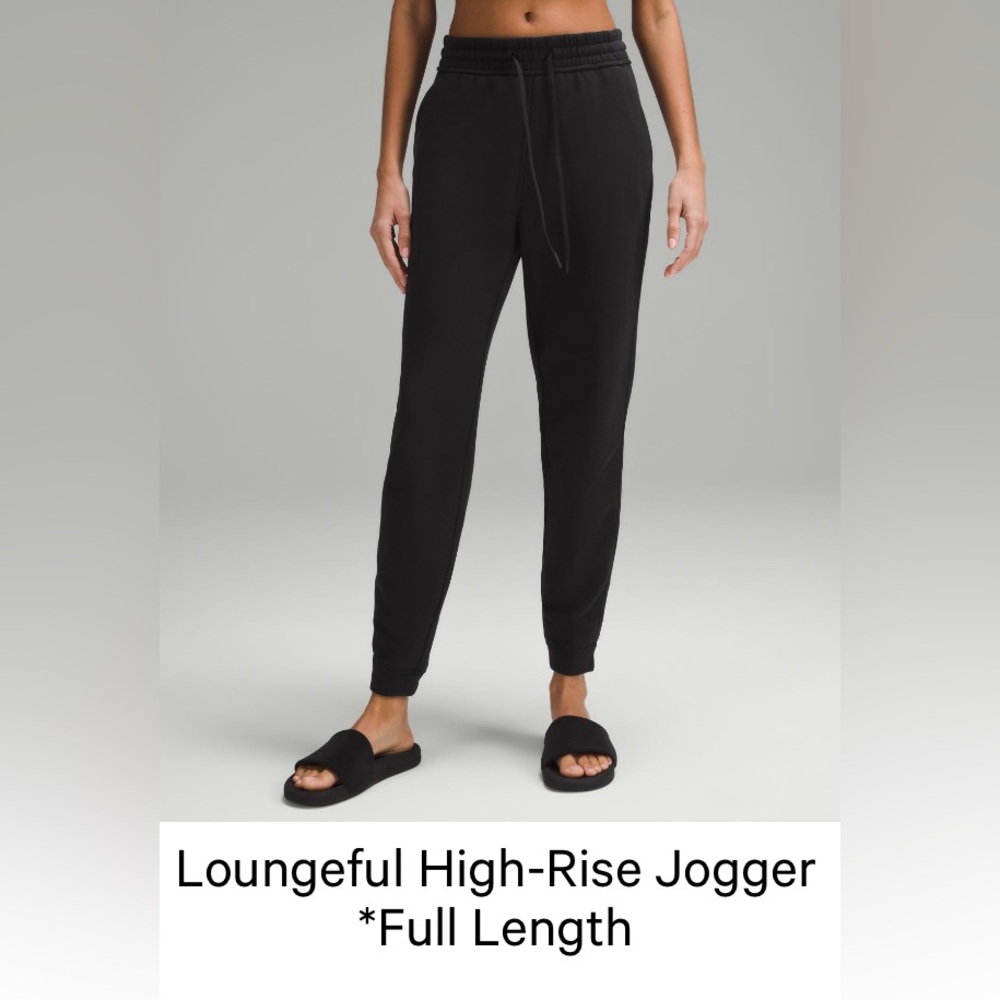 Lululemon Loungeful High-Rise Jogger Full Length Black Size 6